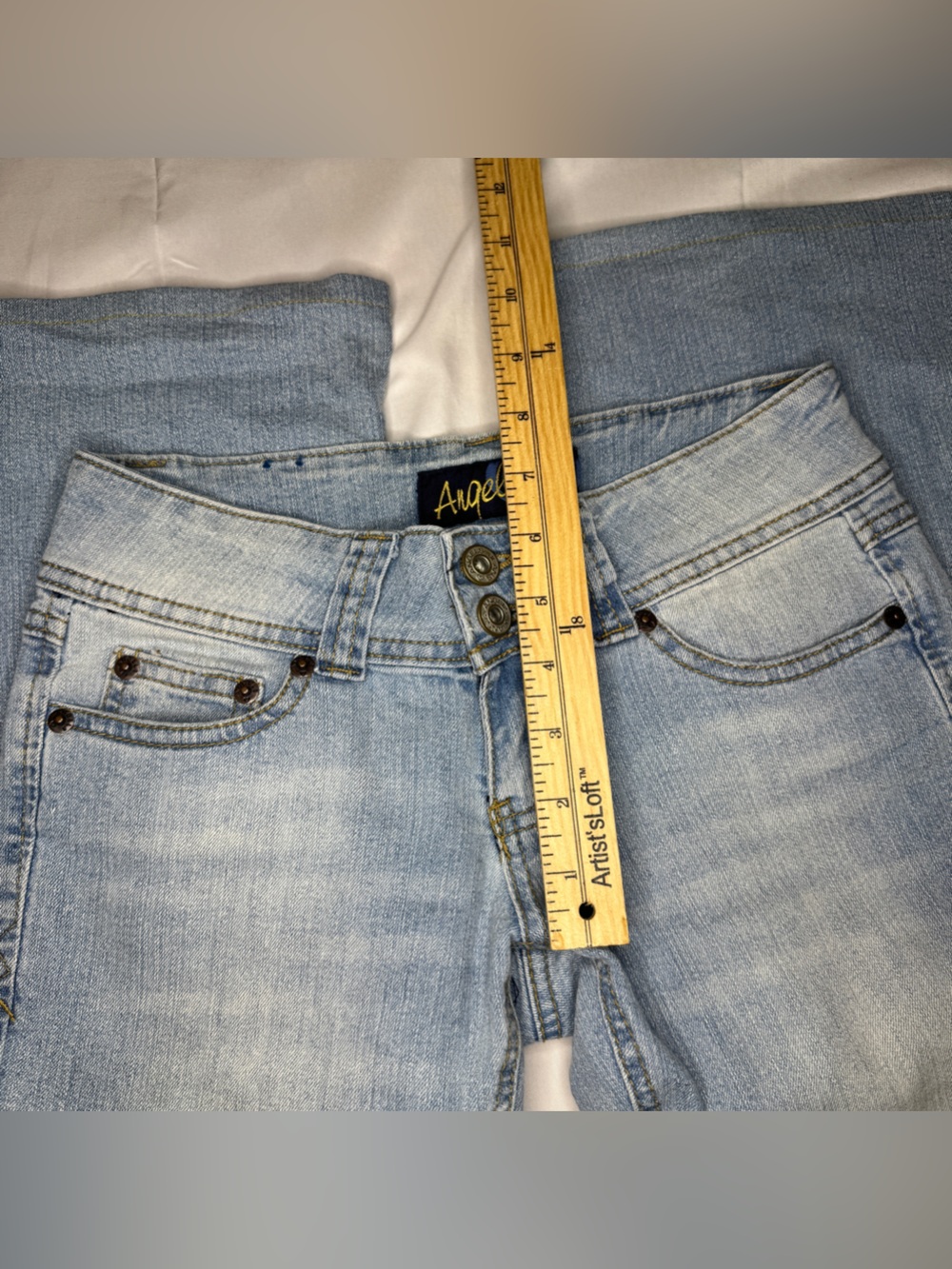 Y2K Angels Low Rise Flare Jeans - Picture 9 of 10